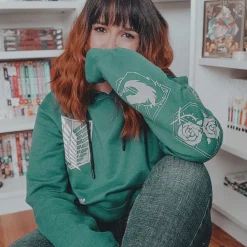 Scout Symbool Militaire Hoodie Groen - Attack on Titan