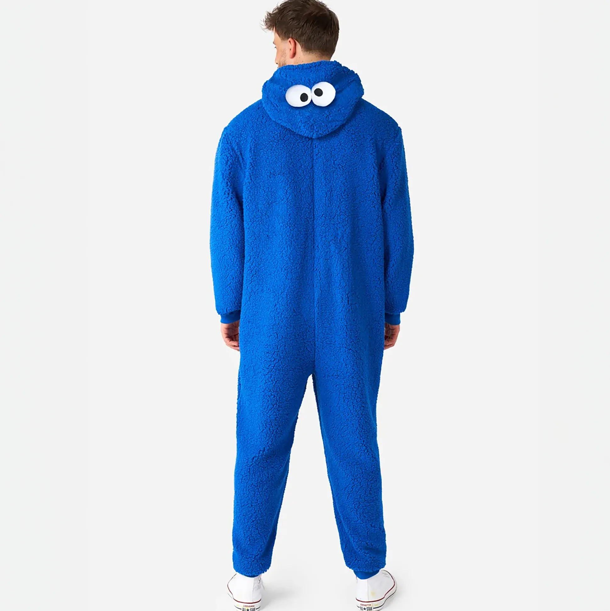 Sesamstraat - Cookie Monster Pluche Onesie voor Volwassenen