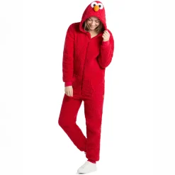 Sesamstraat - Elmo Pluche Onesie voor Volwassenen