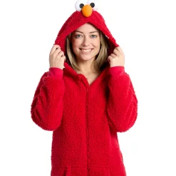 Sesamstraat - Elmo Pluche Onesie voor Volwassenen