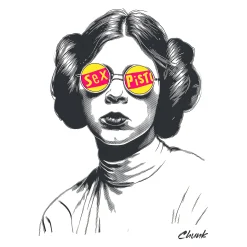 Sex Bomb T-shirt voor Star Wars fans wit