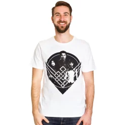 Shang-Chi - Groep Pose Crest T-shirt wit