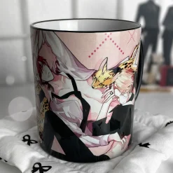 Shizuma en Minato Katten Mok voor Therapy Game Fans