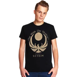 Skyrim - One With the Shadows T-Shirt zwart