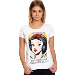 Sneeuwwitje - Portret T-Shirt Dames wit