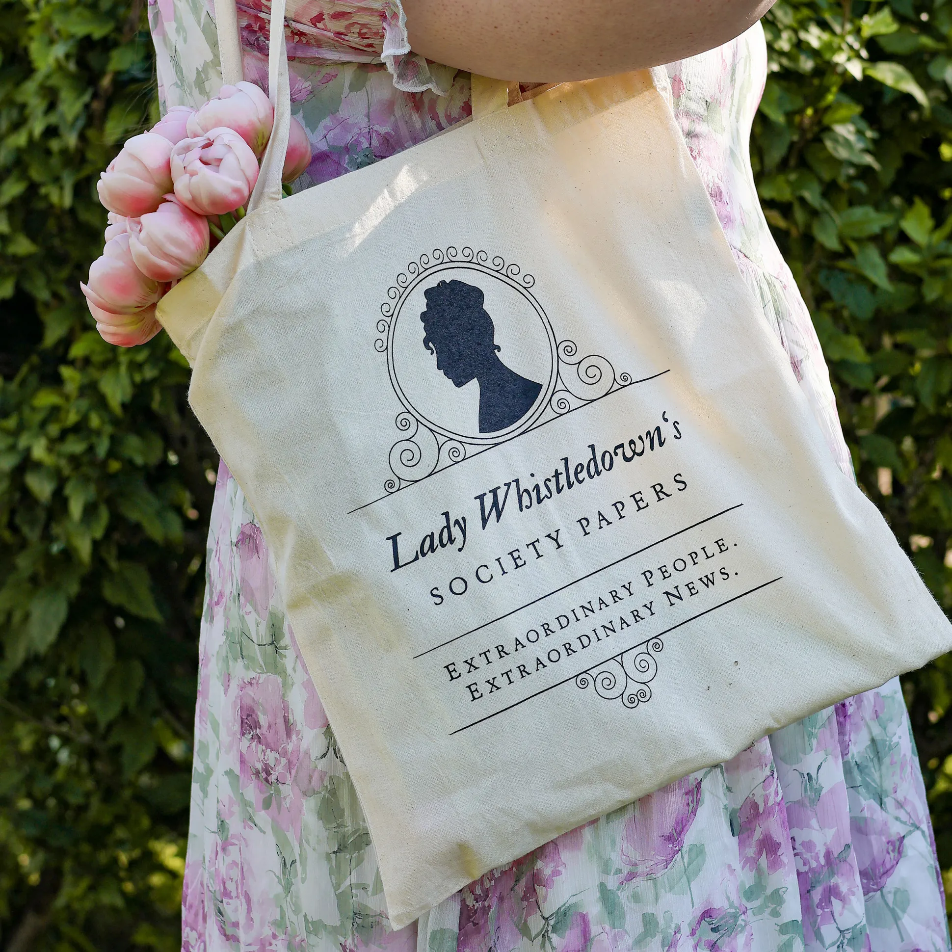 Society Papers Jute Tas voor Bridgerton Fans