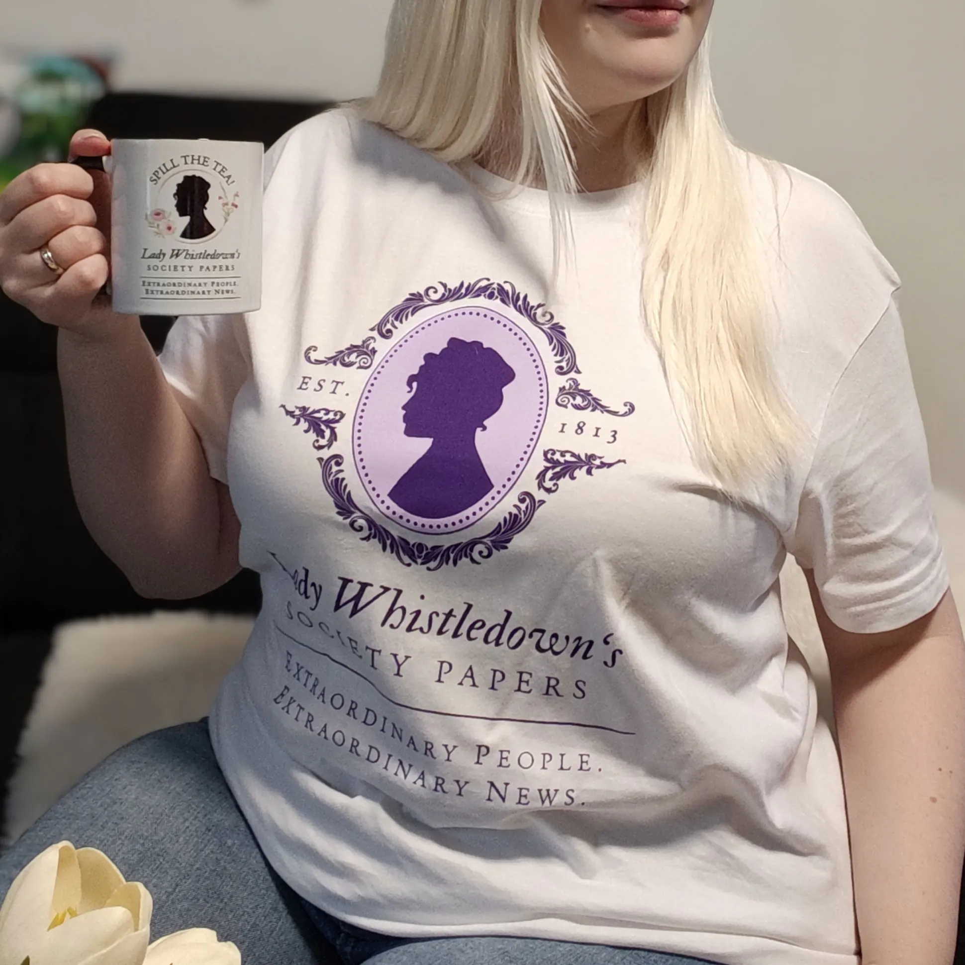 Society Papers T-shirt voor Bridgerton-fans