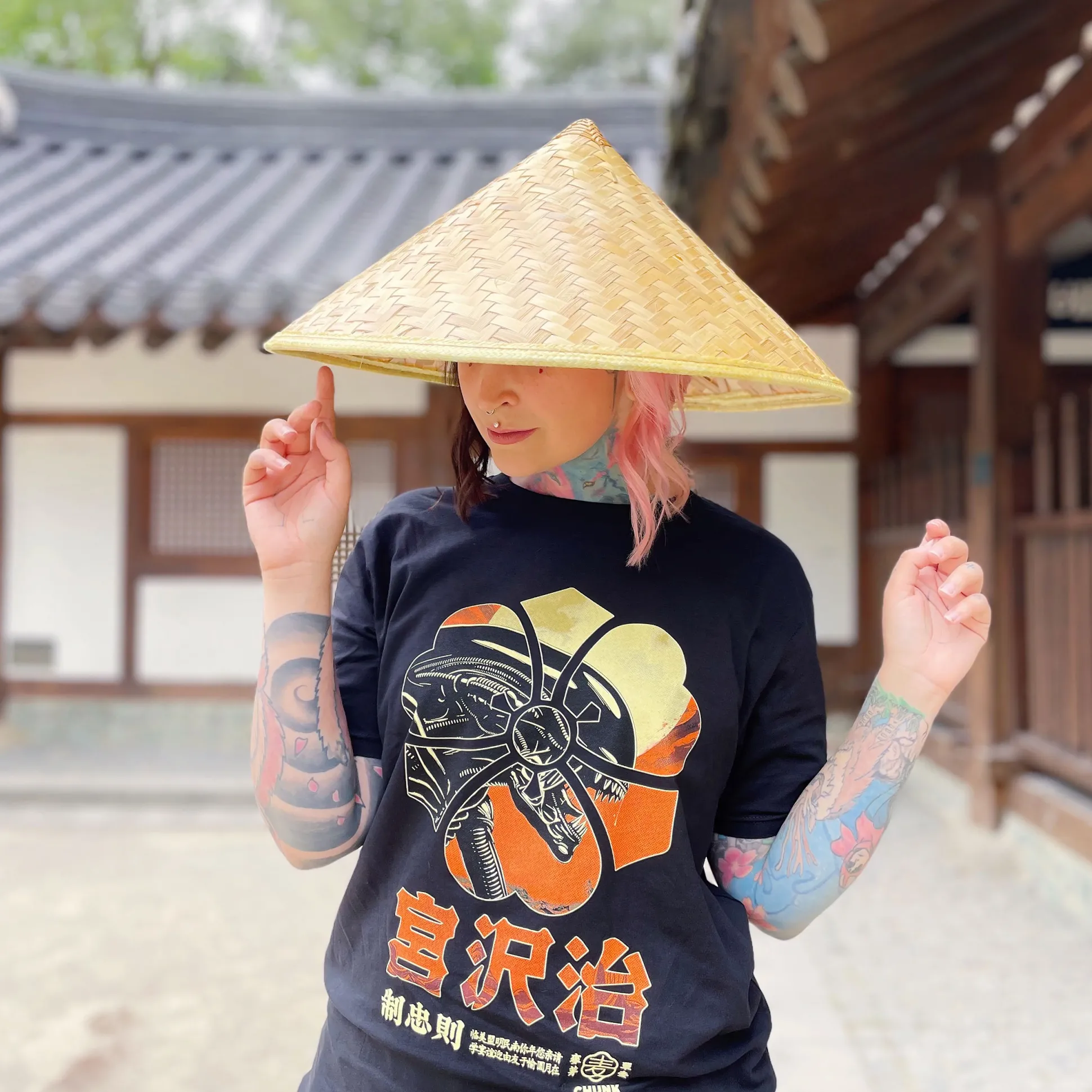 Space Hunter T-Shirt voor Alien Fans zwart