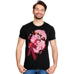 Spider Demon Angel T-Shirt voor Hazbin Hotel Fans Zwart