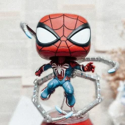 Spider-Man 2 - Peter Parker Advanced Suit 2.0 Marvel Funko Pop Wobbelhoofdfiguur