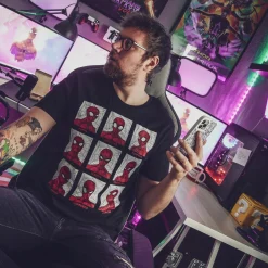 Spider-Man - Emoties T-shirt zwart