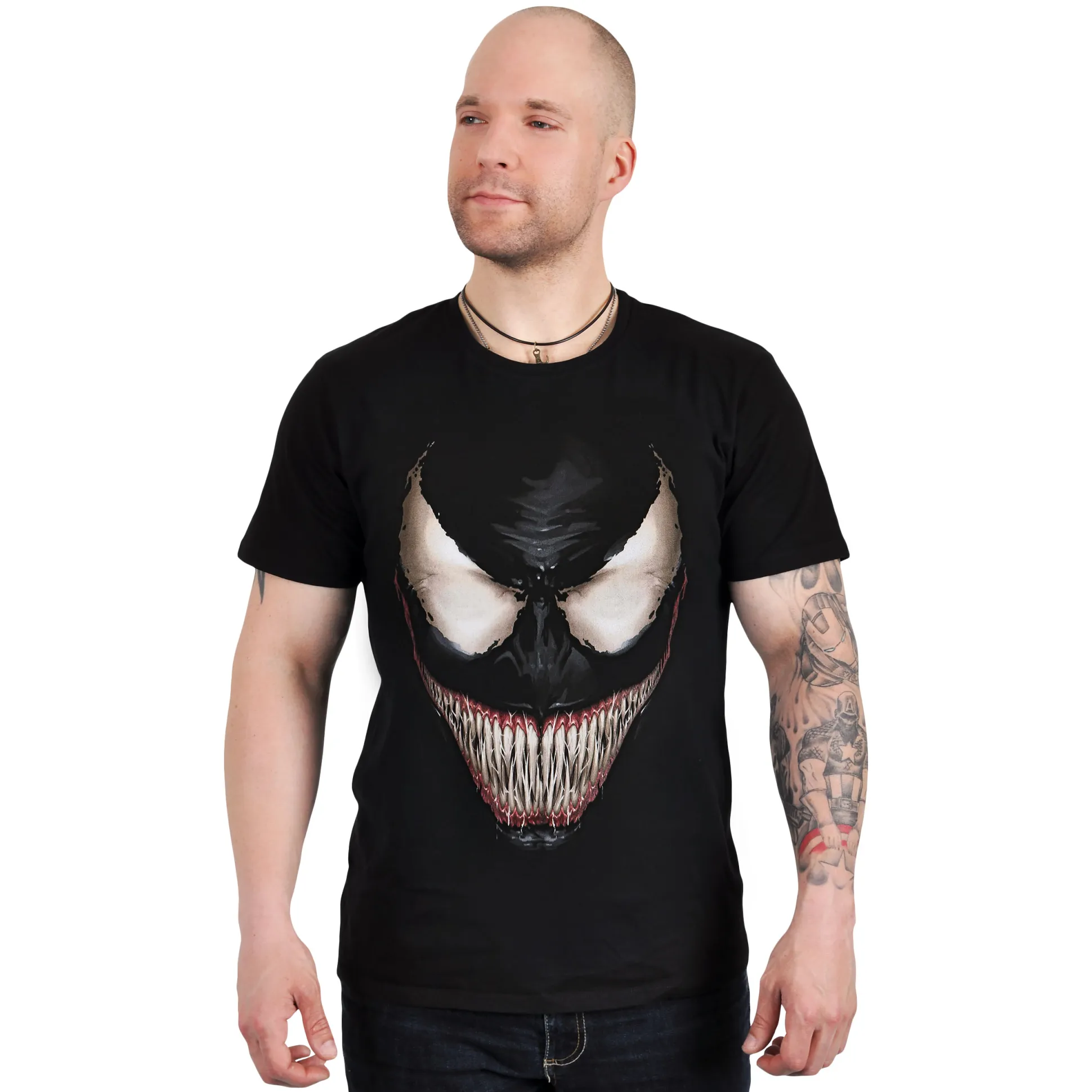 Spider-Man - Venom Smile T-shirt zwart