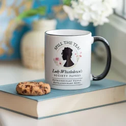 Spill the Tea! Society Papers Beker voor Bridgerton Fans