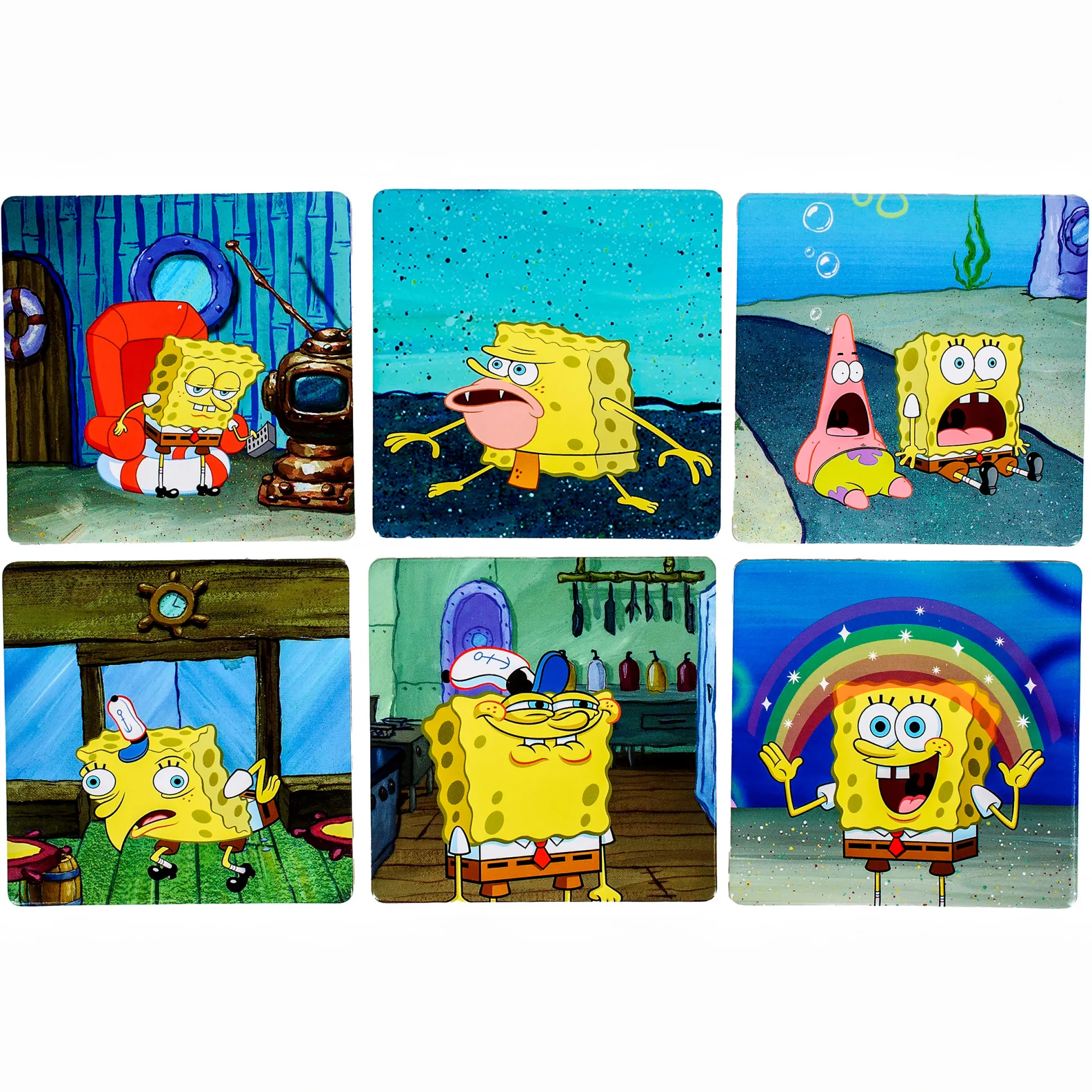 SpongeBob - Bikini Bottom Onderzetters set van 6