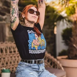 SpongeBob - Vrienden T-shirt zwart