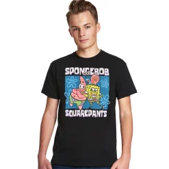 SpongeBob - Vrienden T-shirt zwart