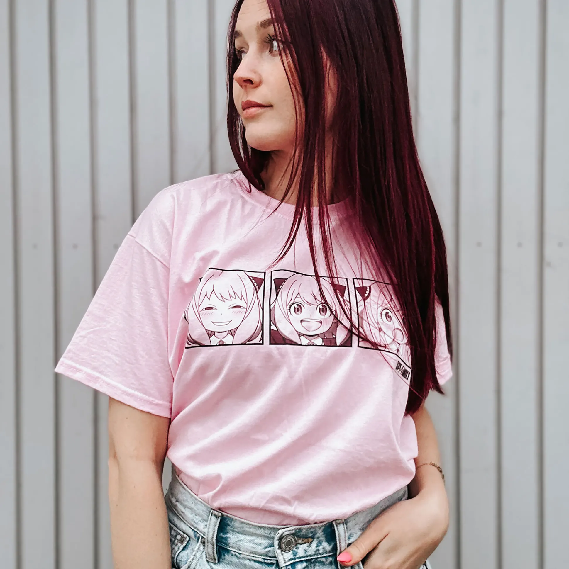 Spy x Family - Anya T-Shirt roze
