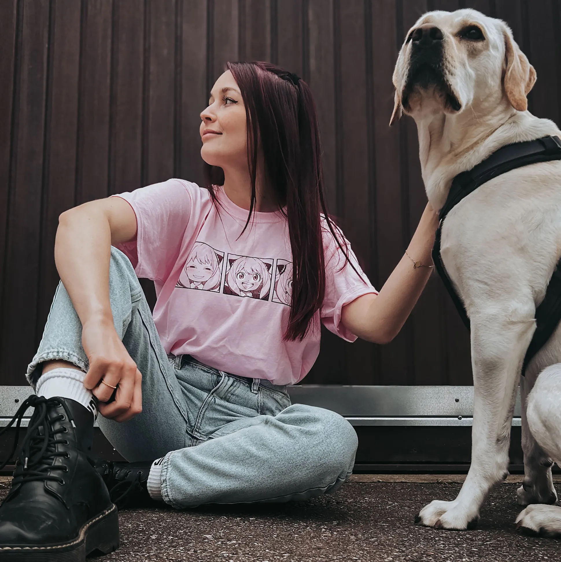 Spy x Family - Anya T-Shirt roze