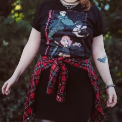 Spy x Family - In To Action T-shirt zwart