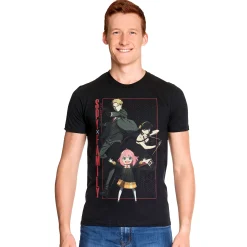 Spy x Family - In To Action T-shirt zwart