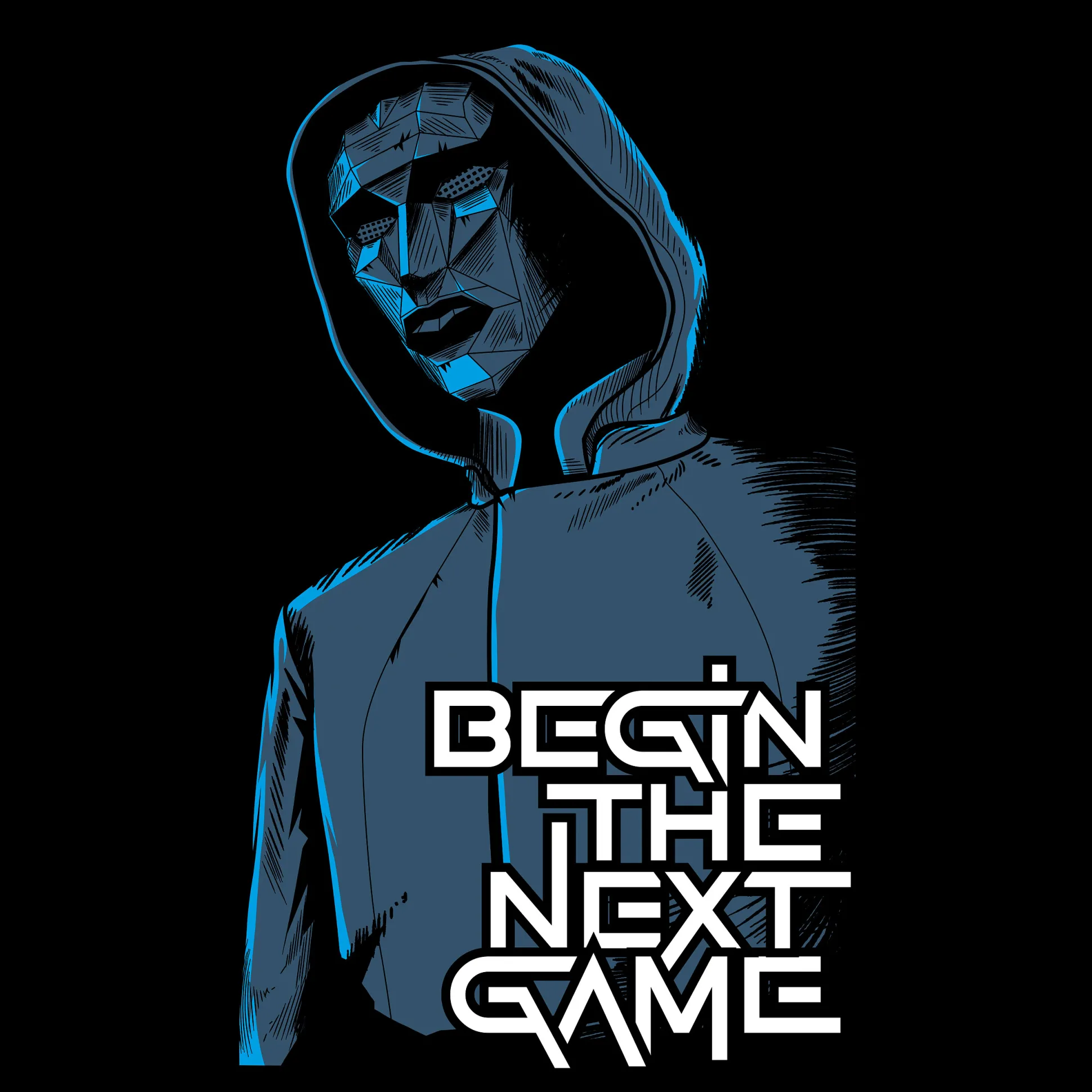 Squid Game - Begin het volgende spel T-Shirt zwart