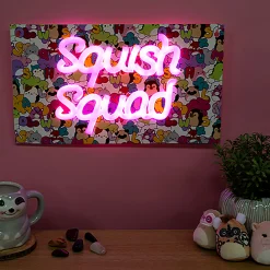 Squishmallows - Squish Squad Neon Wandlamp