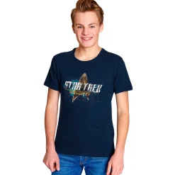 Star Trek - Discovery Logo T-Shirt blauw