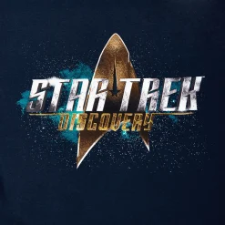 Star Trek - Discovery Logo T-Shirt blauw