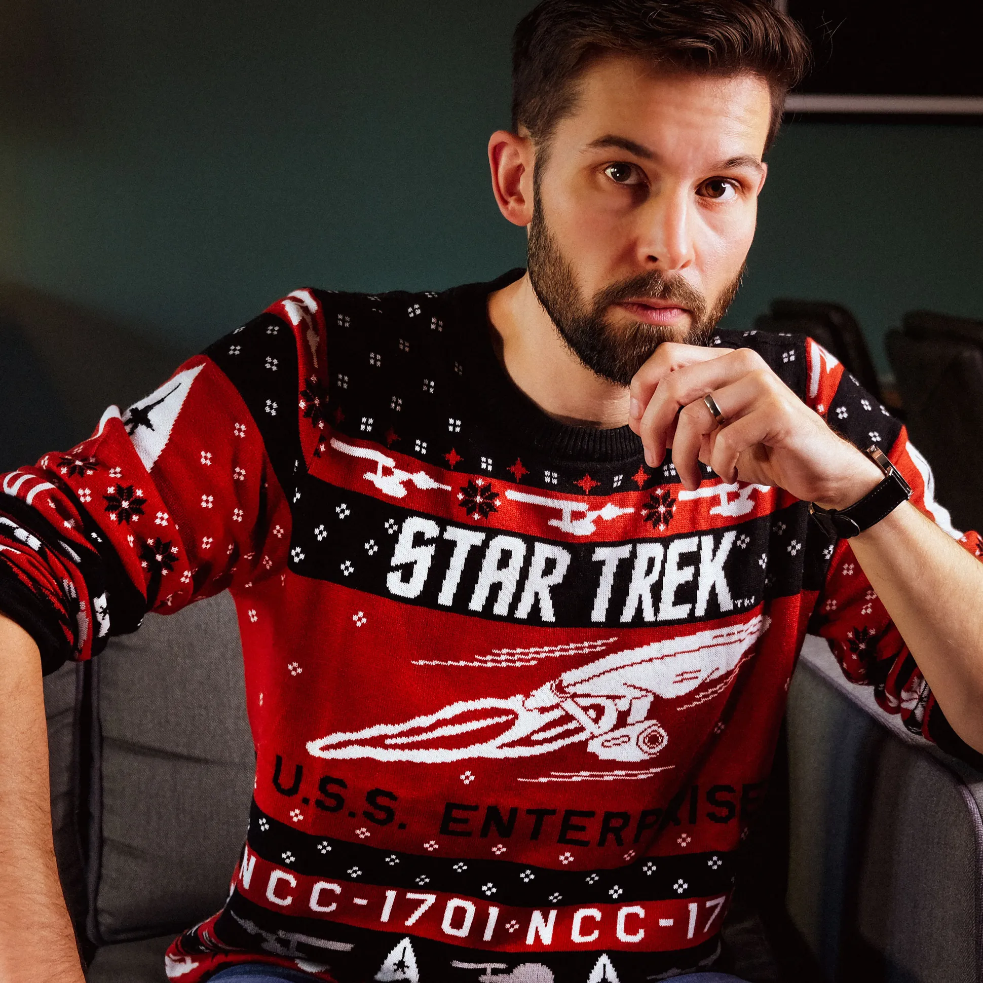 Star Trek - USS Enterprise Gebreide Trui