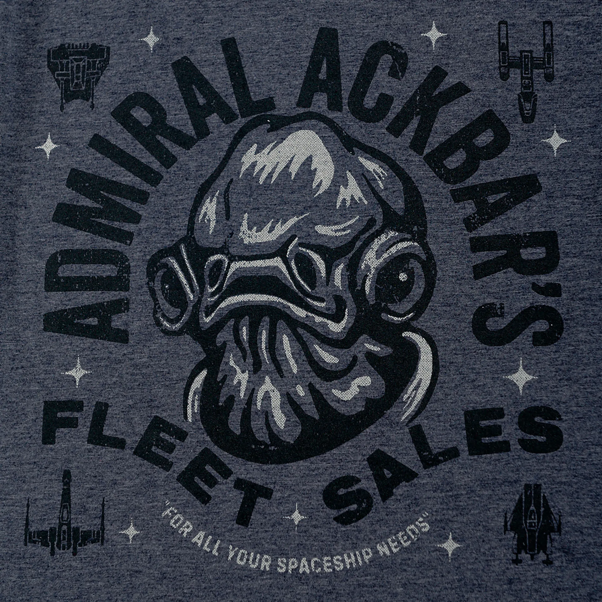 Star Wars - Admiral Ackbar's Fleet Sales T-Shirt blauw