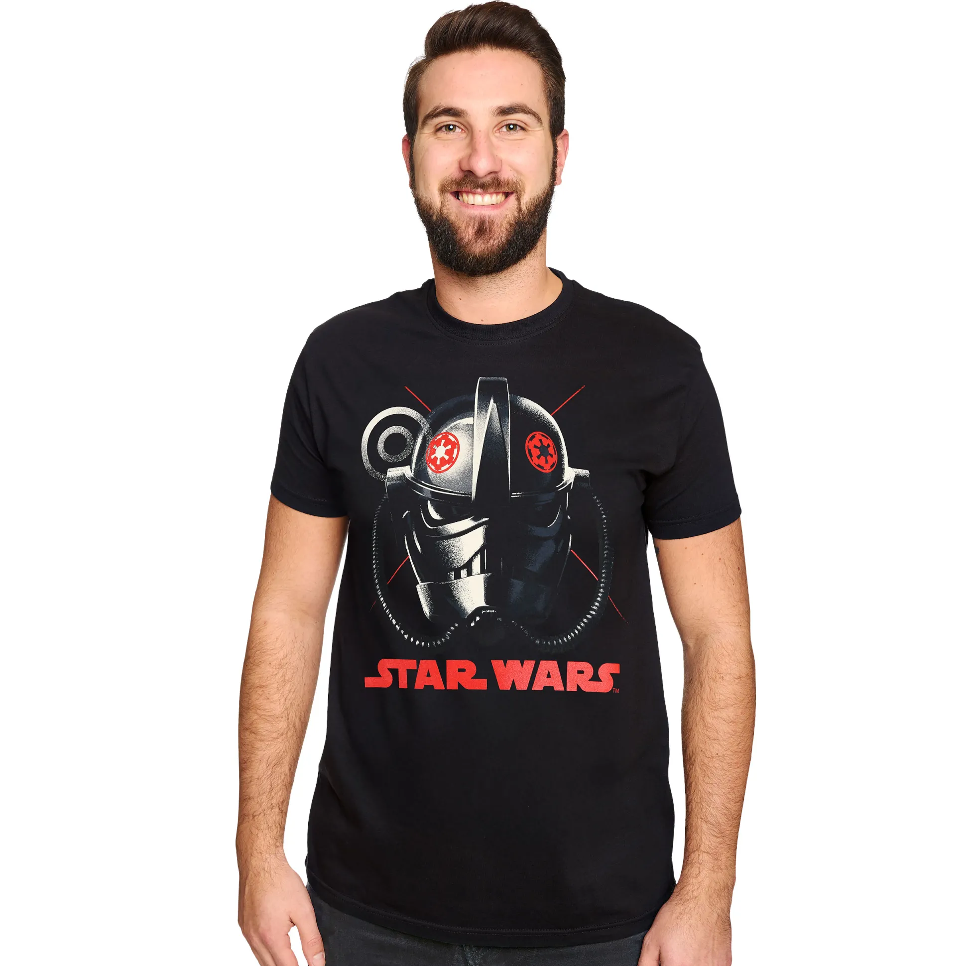 Star Wars - Andor TIE Avenger Helm T-shirt zwart