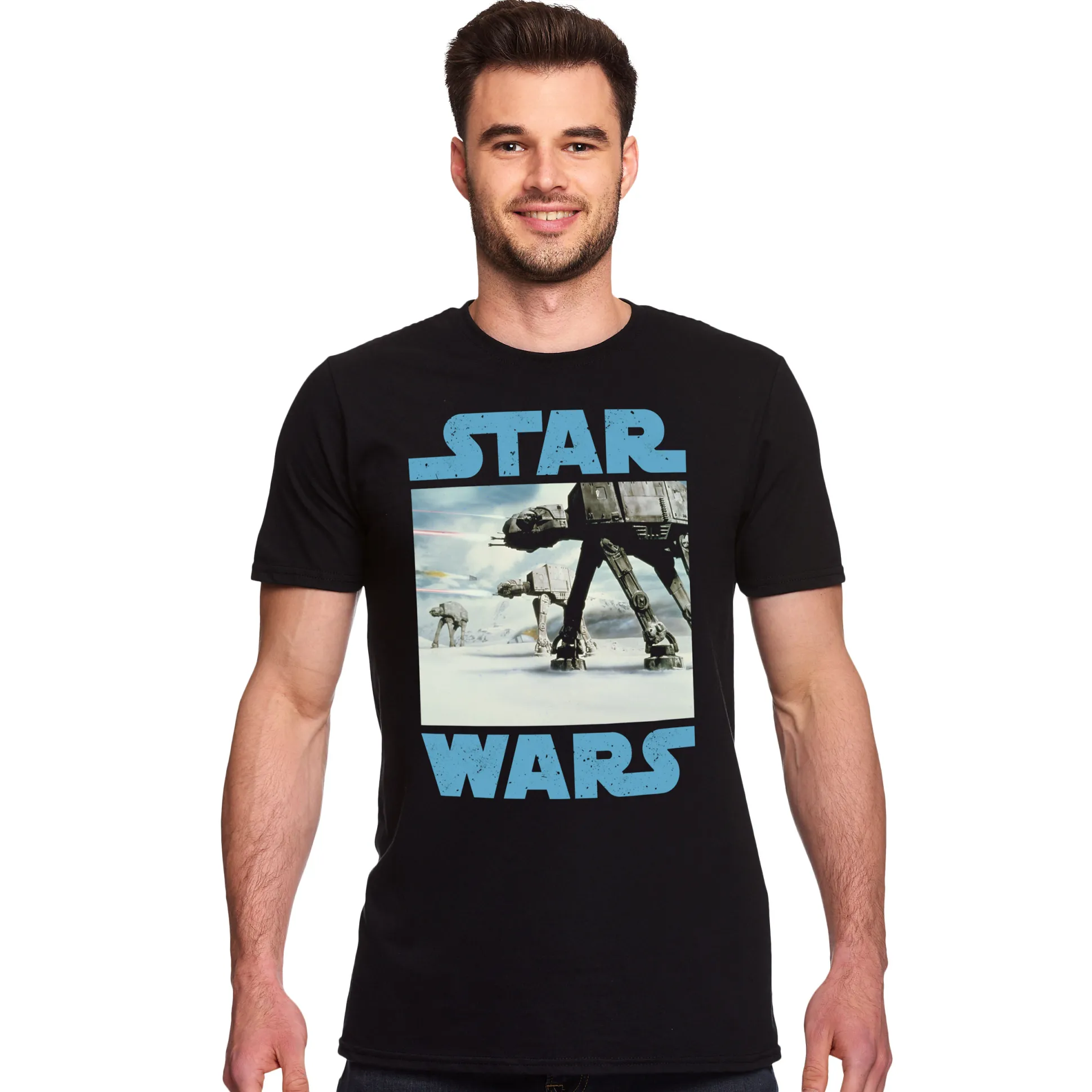 Star Wars - AT-AT op Hoth T-shirt zwart
