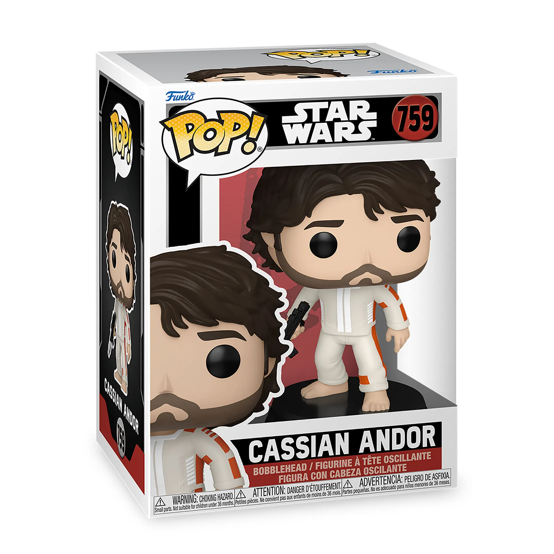 Star Wars - Cassian Andor Funko Pop Wobbelhoofdfiguur