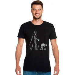 Star Wars - Darth Vader Dog Walker T-Shirt zwart