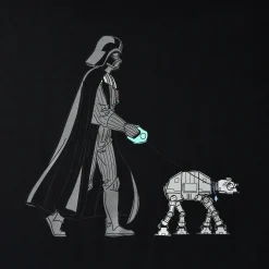 Star Wars - Darth Vader Dog Walker T-Shirt zwart