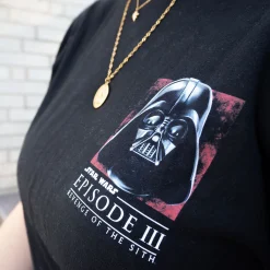 Star Wars - Darth Vader Episode III Poster T-Shirt Zwart