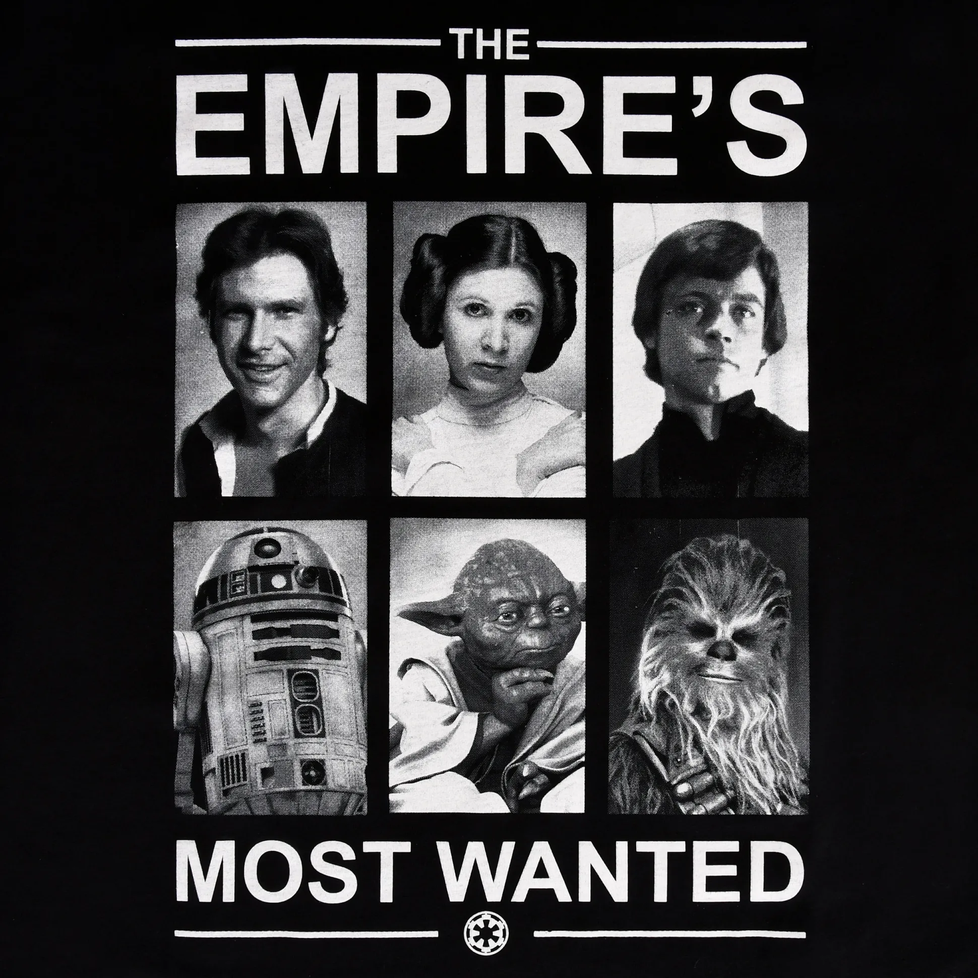 Star Wars - Empire's Most Wanted T-shirt zwart