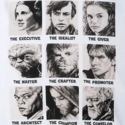 Star Wars - Klassieke Karakters T-Shirt wit