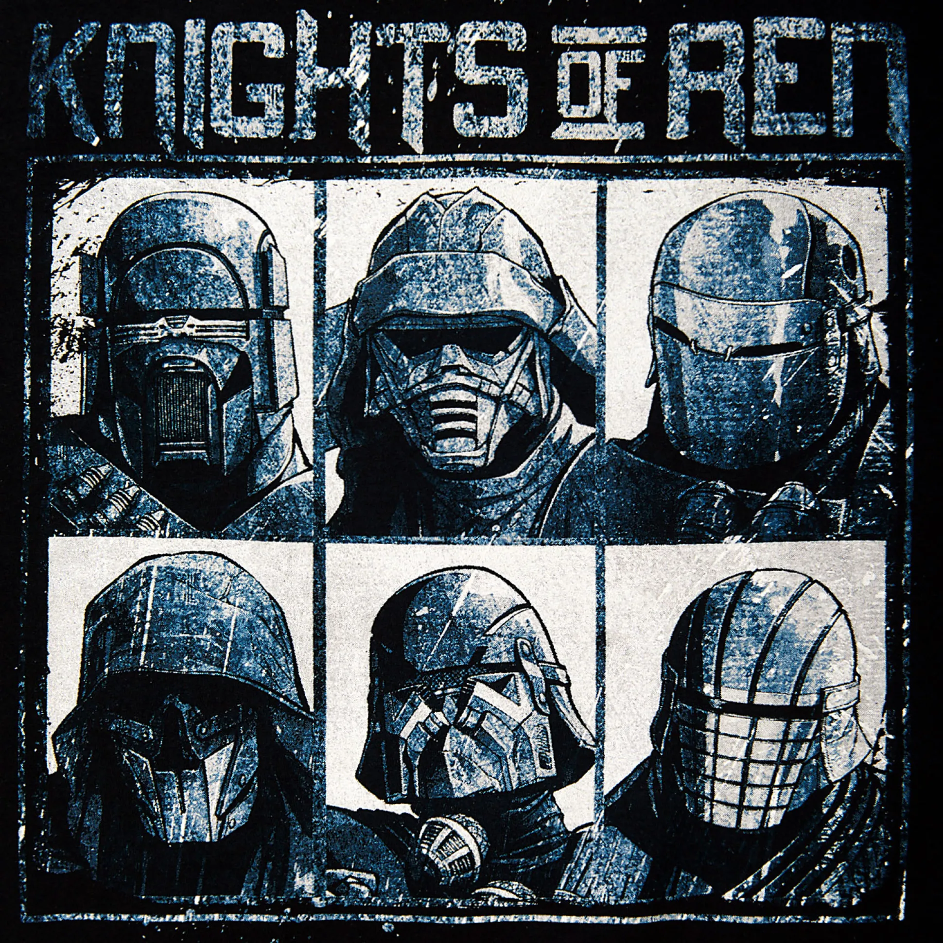 Star Wars - Knights of Ren T-Shirt Zwart