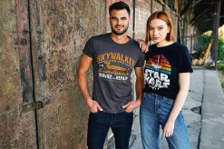 Star Wars - Landspeeder T-shirt grijs