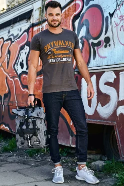 Star Wars - Landspeeder T-shirt grijs