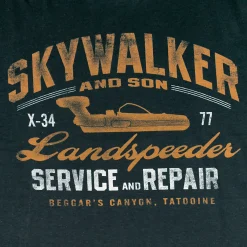 Star Wars - Landspeeder T-shirt grijs
