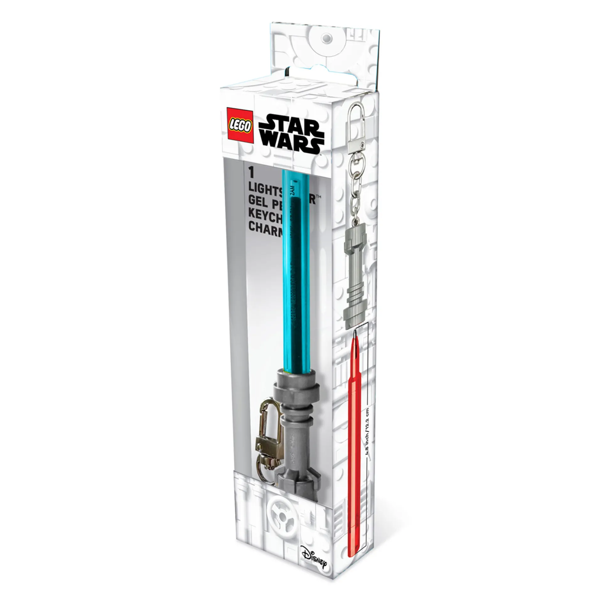Star Wars - LEGO lichtzwaard-gelpen met karabijnhaak - Blauw
