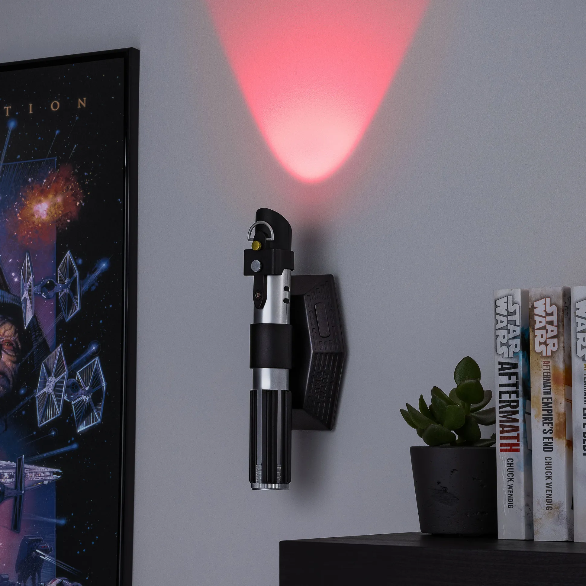 Star Wars - Lightsaber LED Wandlamp met Geluid