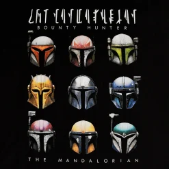 Star Wars - Mandalorian Helmen T-shirt zwart