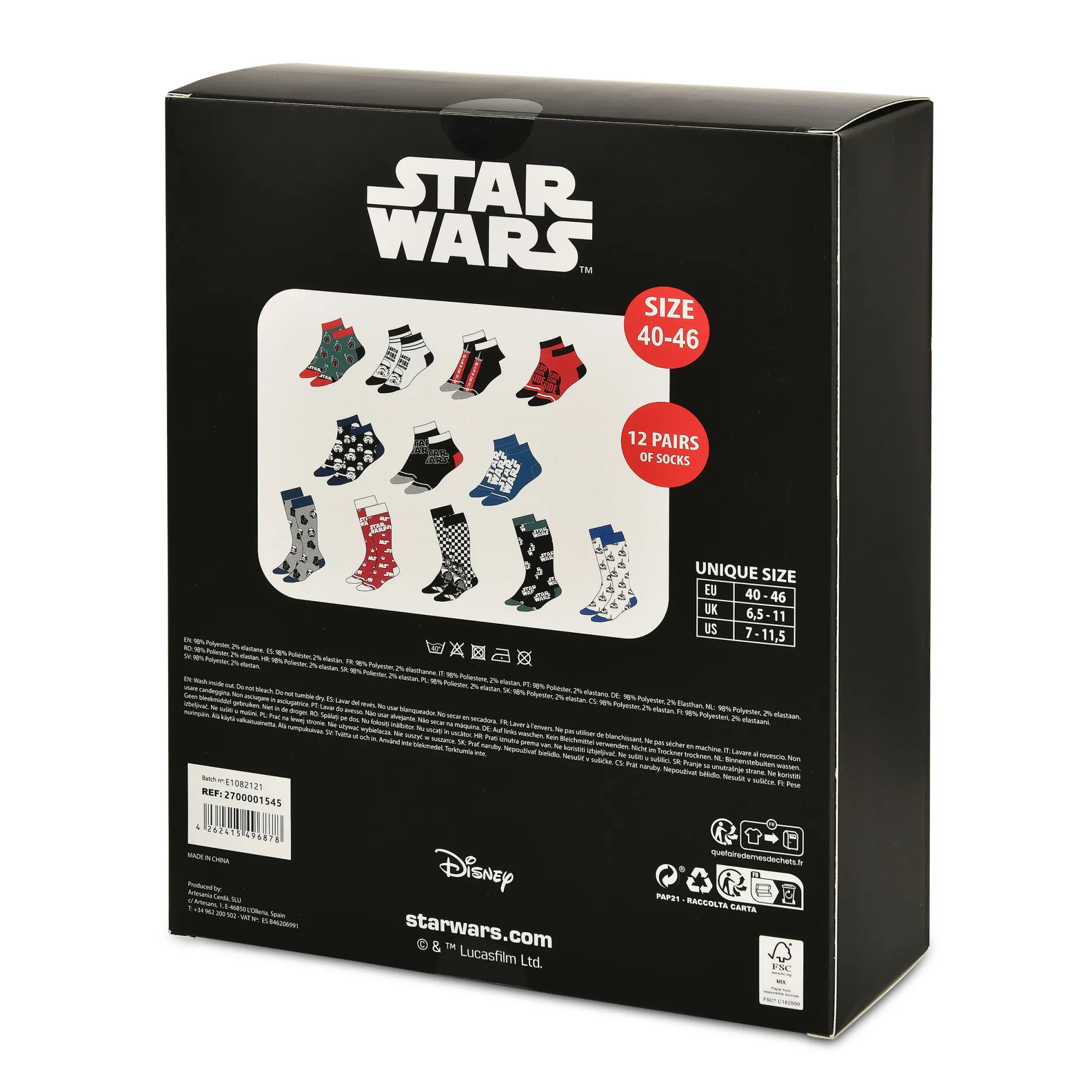Star Wars - Sokken Adventskalender