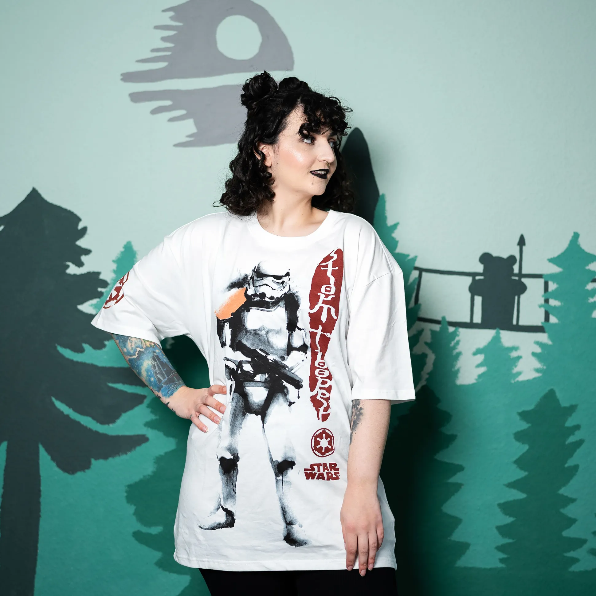 Star Wars - Stormtrooper Oversize T-Shirt Wit