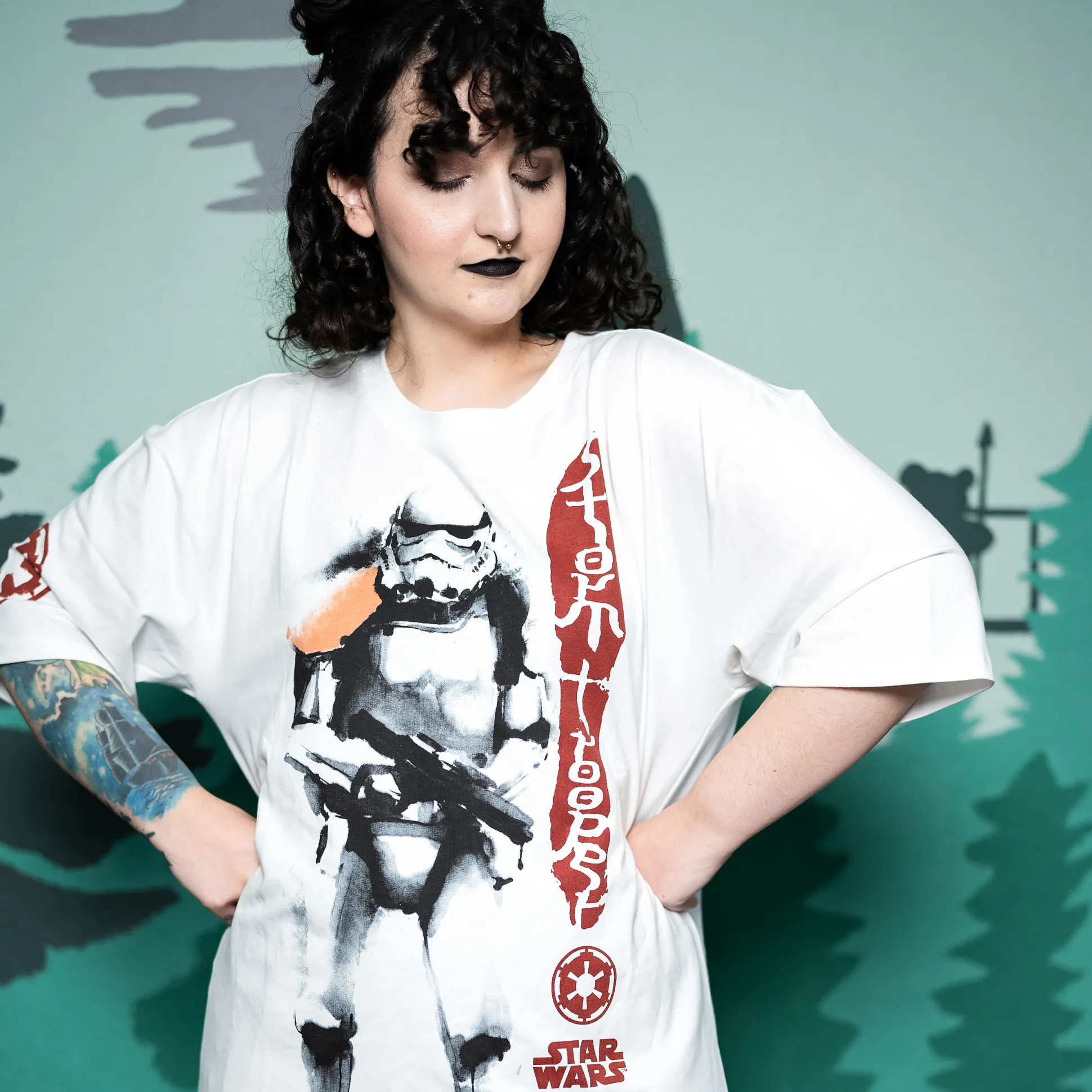 Star Wars - Stormtrooper Oversize T-Shirt Wit