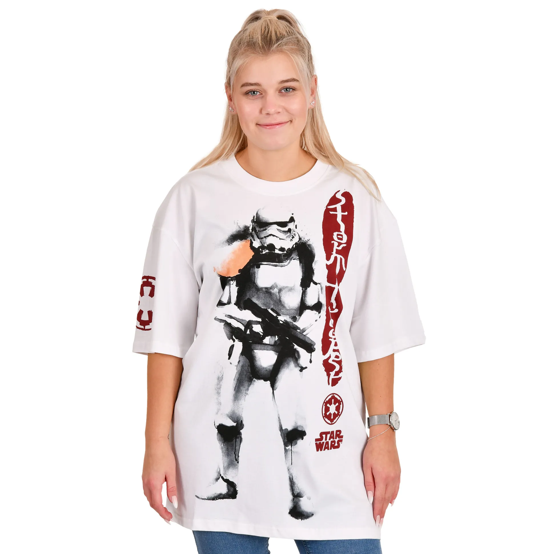 Star Wars - Stormtrooper Oversize T-Shirt Wit
