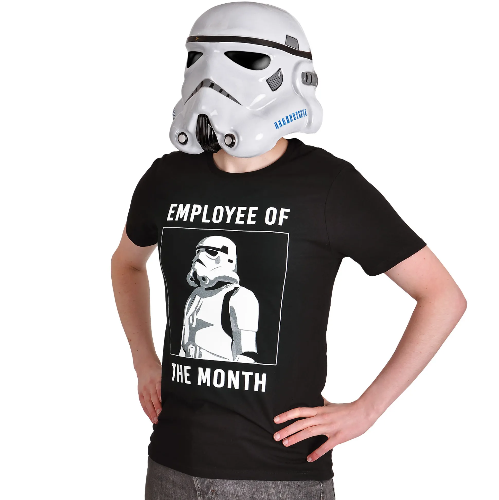 Star Wars - Stormtrooper Werknemer van de Maand T-Shirt Zwart